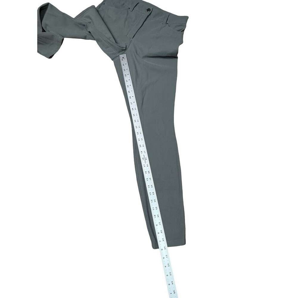 Lululemon City Sleek Slim-Fit 5 Pocket High-Rise Pant Grey Sage Size 30x30 - Picture 8 of 14